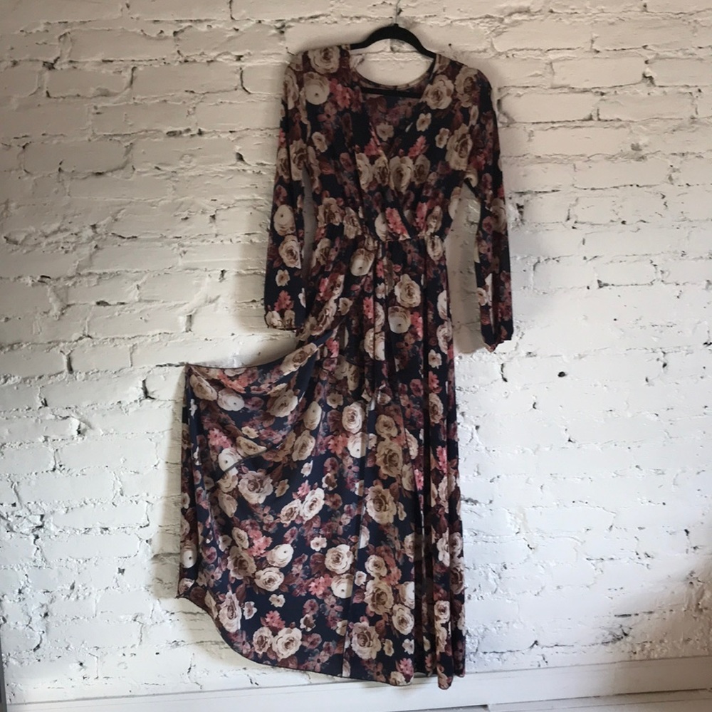 Floral Maxi Romper Shmaxi Shorts Maxi Dress